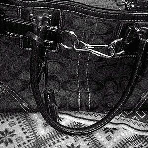 Two COACH handbags both signer design one has tags